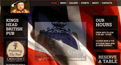 Desktop Screenshot of kingsheadbritishpub.com